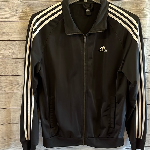 Adidas Men’s 3-Stripe Track Jacket - Picture 1 of 11